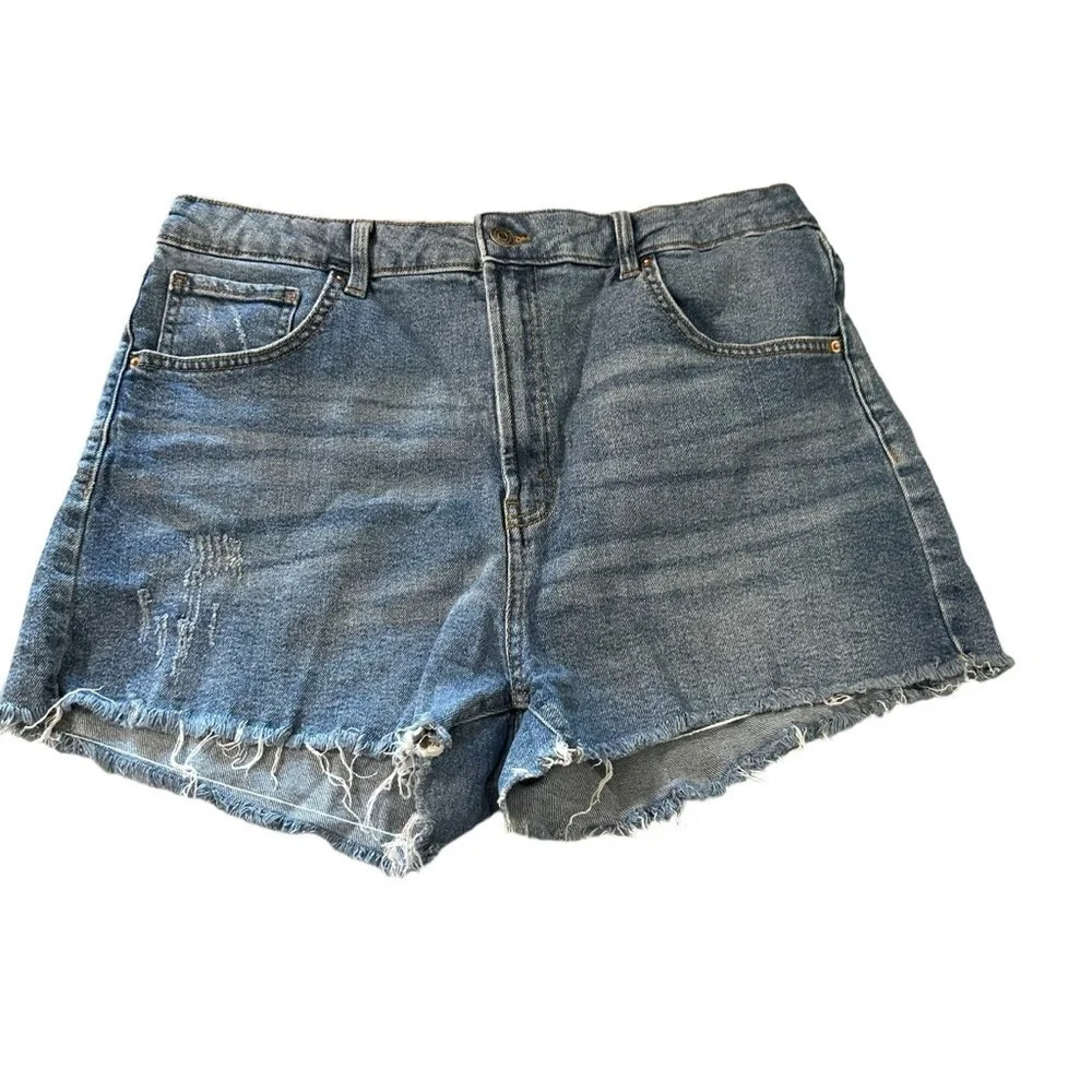 Wild Fable women's size 16 high rise mom shorts distressed